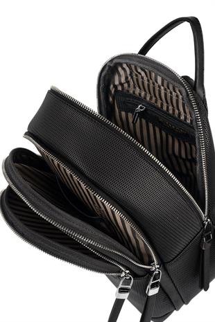 Silver & Polo SP1265 Kadın Sırt Çantası Ekose Bej-Taba