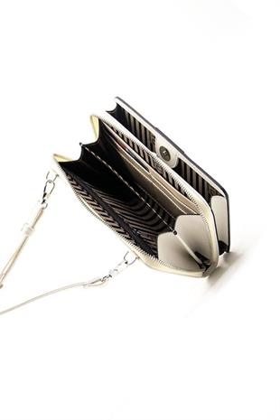 Silver & Polo SP1138 Kadın Telefon Çantası Düz Nut-Kemik