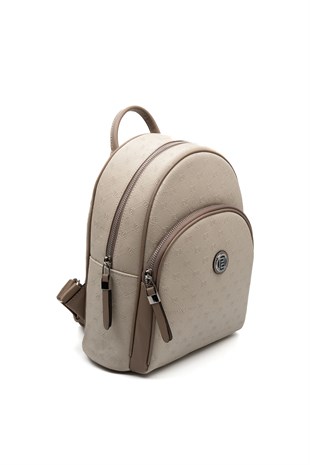 Silver & Polo SP1062 Kadın Sırt Çantası Fashion Bej-Latte
