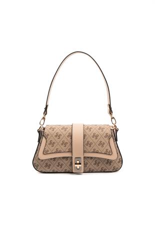 Silver & Polo Koyu Bej - Ten SP1177 Kadın Omuz Çantası
