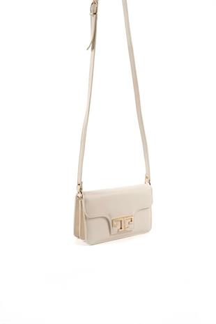 Silver Polo SP1170 Kadın Çapraz Çanta Soft Bej-Bej