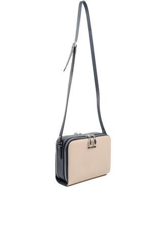 Silver & Polo Bej - Laci SP888 Kadın Çapraz Çanta
