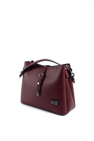 Silver & Polo Bordo SP974 Kadın Omuz Çantası