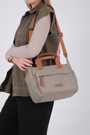 1230 Kadın El Çantası  Yeşil-Taba