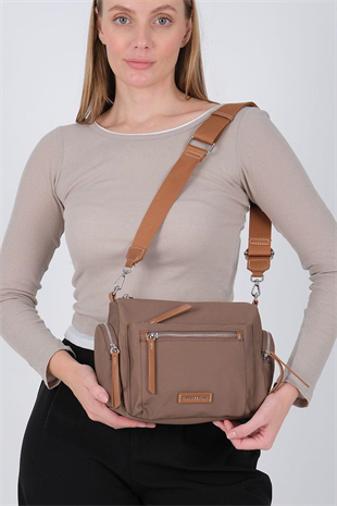 Silver & Polo SP1229 Kadın Çapraz Çanta  Kahve-Taba