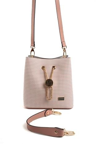 Silver & Polo Pembe SP967 Kadın Çapraz Çanta