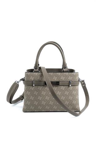 Silver & Polo SP1149 Kadın El Çantası Monogram Y.Yeşil