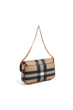 Silver & Polo Bej - Taba SP1171 Kadın Omuz Çantası