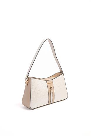 Silver & Polo Sedef - S.Nut - Kemik SP1102 Kadın Omuz Çantası