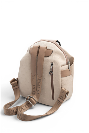 Silver Polo SP771 Kadın Sırt Çantası Fashion Bej-Latte