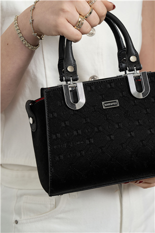 Silver Polo SP1281 Kadın El Çantası Fashion Siyah-Siyah