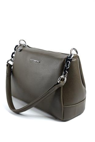 Silver & Polo Haki SP910 Kadın Çapraz Çanta