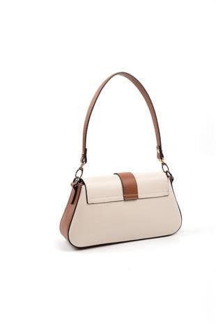 Silver & Polo Bej - Taba SP1177 Kadın Omuz Çantası