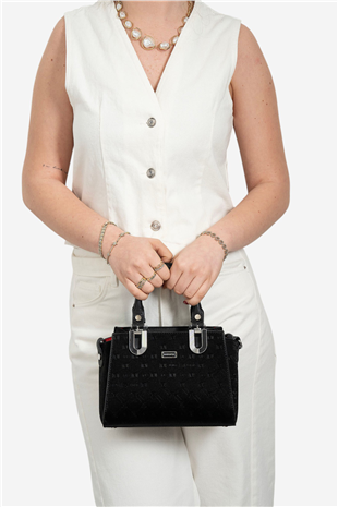 Silver Polo SP1281 Kadın El Çantası Fashion Siyah-Siyah
