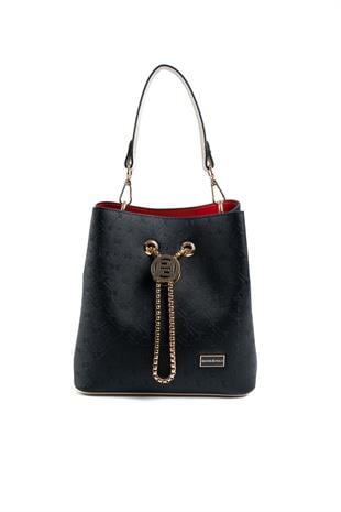 Silver & Polo Siyah - S.nut SP967 Kadın Çapraz Çanta