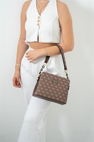 Silver & Polo Kahve SP937 Kadın Omuz Çantası