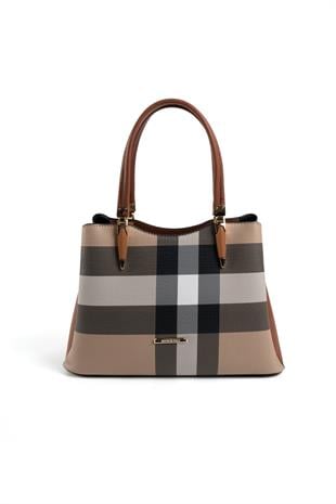 Silver & Polo Bej - Taba SP1205 Kadın El Çantası