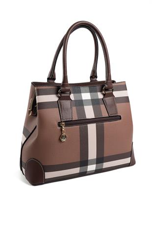 Silver & Polo Koyu Kahve SP667 Kadın El Çantası