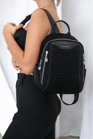 Silver Polo SP906 Kadın Sırt Çantası Fashion Siyah-Siyah
