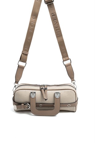 Silver Polo SP1258 Kadın El Çantası Fashion Bej-Latte