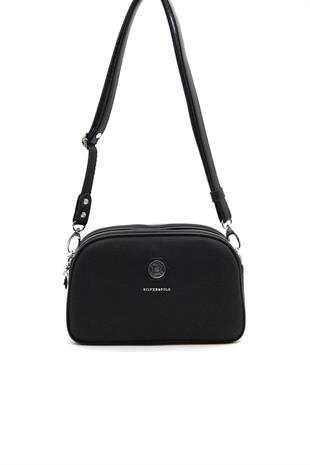 Silver & Polo SP745 Kadın Çapraz Çanta Petek Siyah