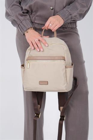 Silver & Polo SP1209 Kadın Sırt Çantası  Bej-Kum