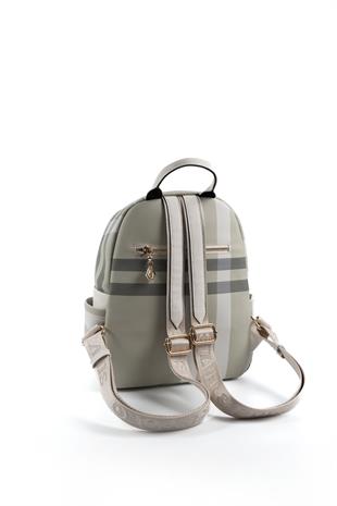 Silver & Polo A.Yeşil - Kemik SP906 Kadın Sırt Çantası