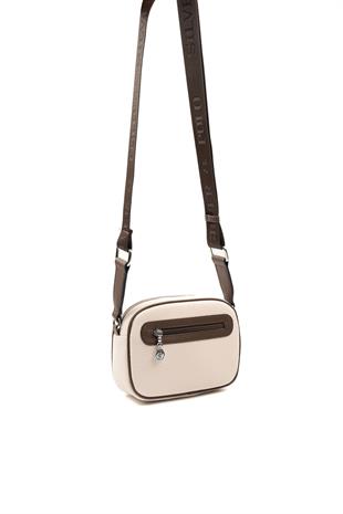 Silver & Polo Bej - Kahve SP1111 Kadın Çanta Modelleri>Çapraz Çanta