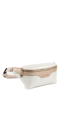 Silver & Polo SP1192 Kadın Bel Çantası Logolu Sedef-S.Nut