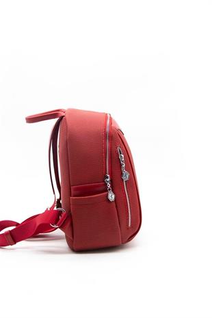 Silver & Polo SP906 Kadın Sırt Çantası Petek Kırmızı