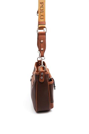 Silver & Polo SP1160 Kadın Çapraz Çanta Petek Kahve-Taba