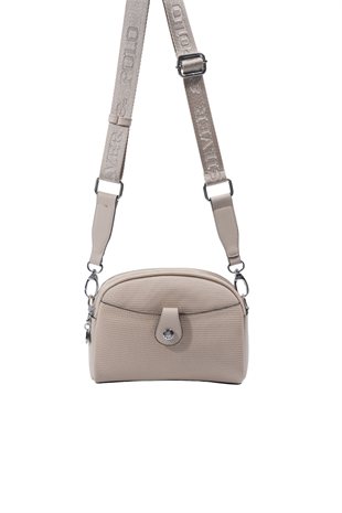 Silver Polo SP1144 Kadın Çapraz Çanta Petek Kum Beji-Kum Beji