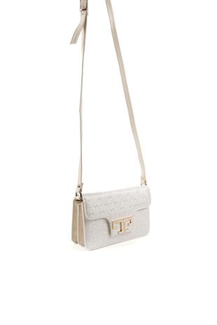 Silver & Polo Sedef - Bej SP1170 Kadın Çapraz Çanta