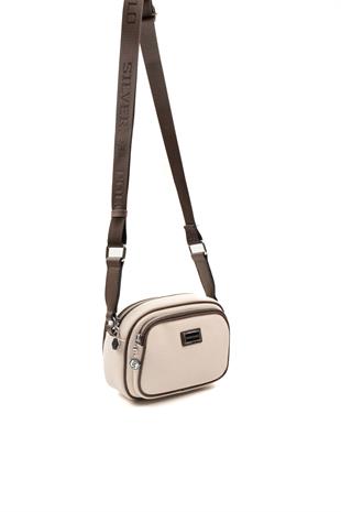 Silver & Polo Bej - Kahve SP1111 Kadın Çanta Modelleri>Çapraz Çanta