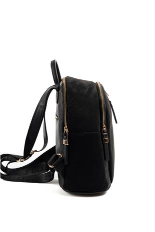 Silver & Polo SP901 Kadın Sırt Çantası Süet Siyah