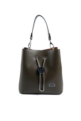 Silver & Polo Haki SP967 Kadın Çapraz Çanta
