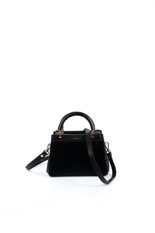 Silver & Polo Siyah SP1193 Kadın Çanta Modelleri>El Çantası