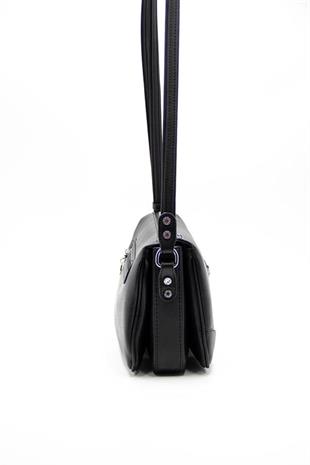 Silver & Polo SP784 Kadın Çapraz Çanta Düz Siyah