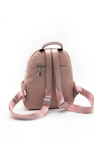 Silver Polo SP906 Kadın Sırt Çantası Petek Pink-Pink