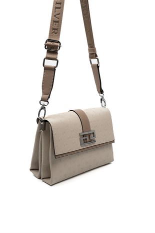 Silver Polo SP1009 Kadın Çapraz Çanta Fashion Bej-Latte