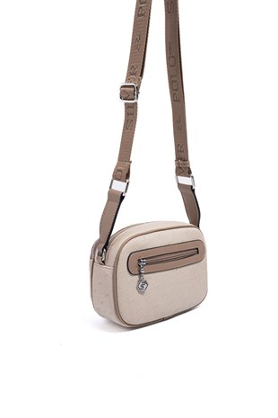 Silver & Polo SP1111 Kadın Çapraz Çanta Fashion Bej-Latte