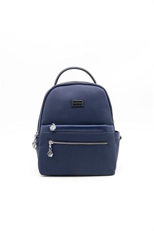 Silver & Polo SP1061 Kadın Sırt Çantası Petek Lacivert