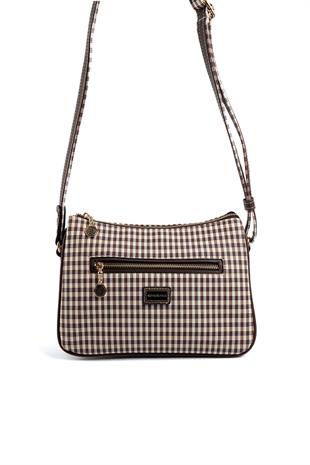 Silver & Polo Kahve Sarı - Kahve SP818 Kadın Çapraz Çanta