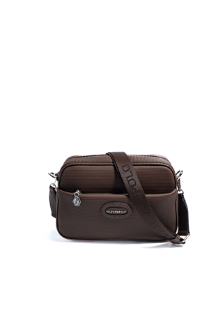Silver & Polo SP1267 Kadın Çapraz Çanta Petek Kahve