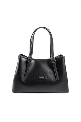 Silver & Polo SP1252 Kadın El Çantası Düz Siyah