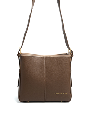 Silver Polo SP1249 Kadın Omuz Çantası Mini Rolax Kahve-Kahve