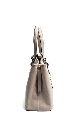 Silver & Polo SP1252 Kadın El Çantası Süet Bej-Kum