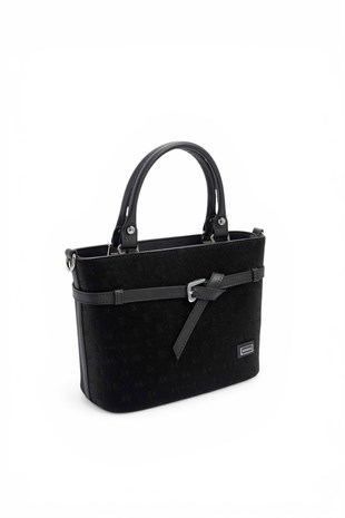 Silver & Polo SP1283 Kadın El Çantası Fashion Siyah-Siyah