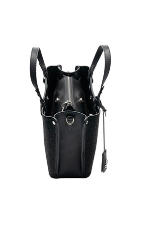 Silver & Polo SP975 Kadın El Çantası Fashion Siyah-Siyah