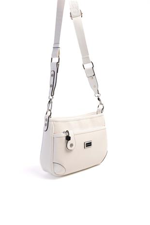 Silver & Polo Beyaz SP1160 Kadın Çapraz Çanta